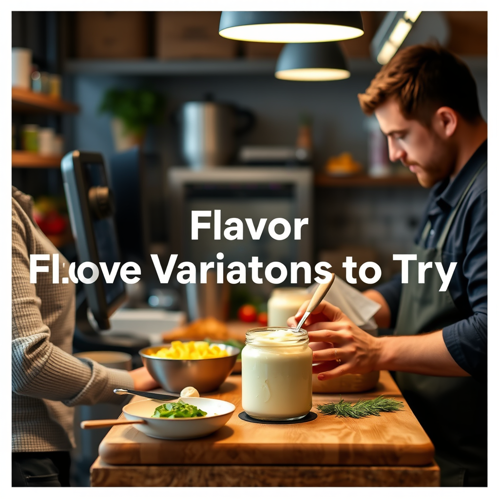 Flavor Variations - basic mayonnaise recipe
