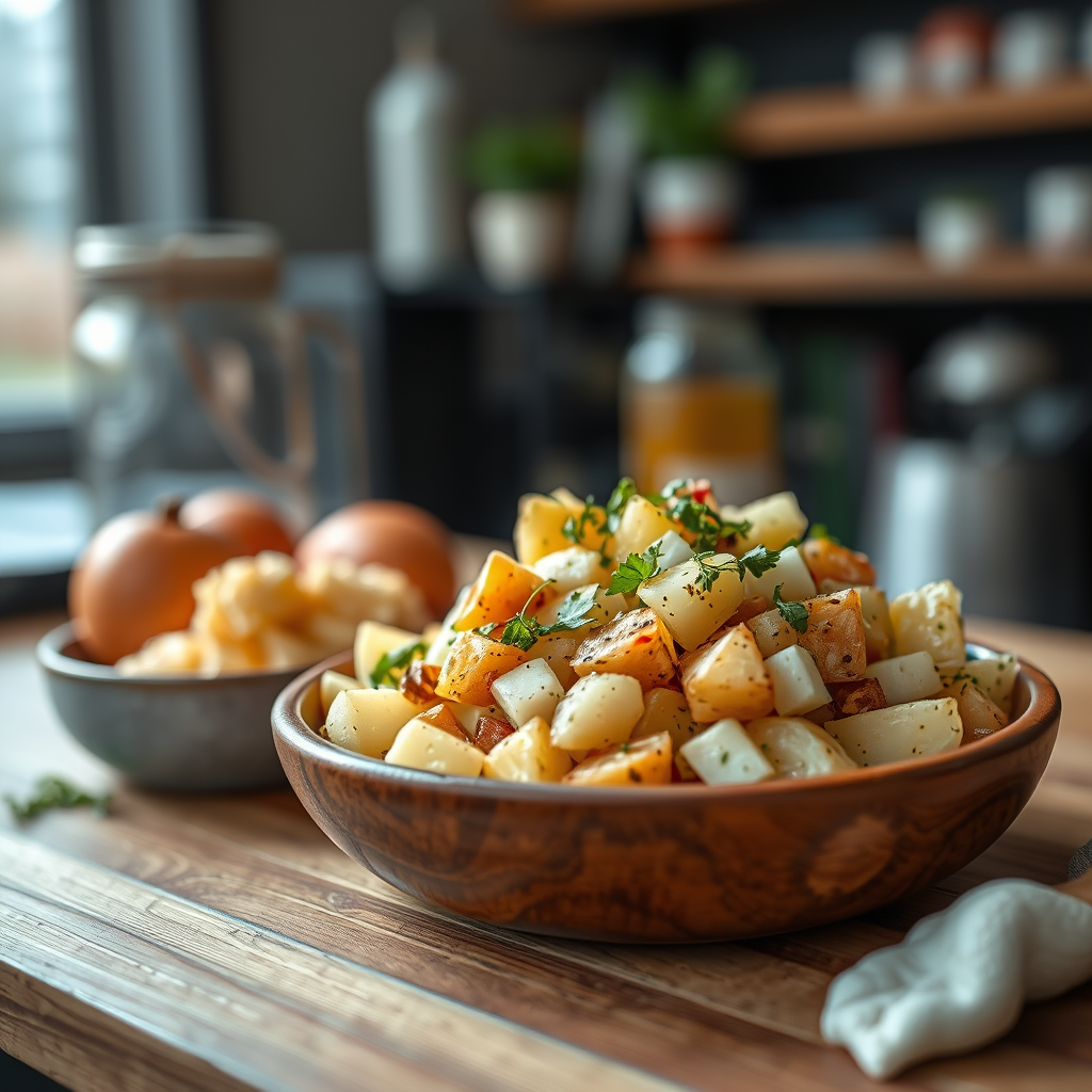 Flavorful Ingredients - potato salad recipe with mayonnaise