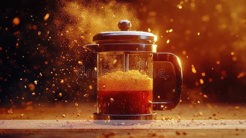 French Press Coffee Brewing Steps Coffee Grounds Hot Water Expert French Press Coffee - best french press coffee recipe