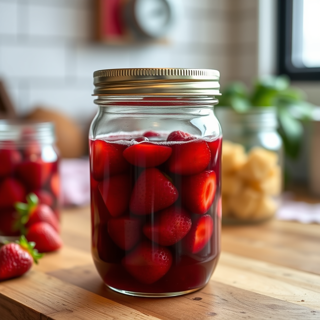 Fresh Strawberries - strawberry jelly recipe for canning