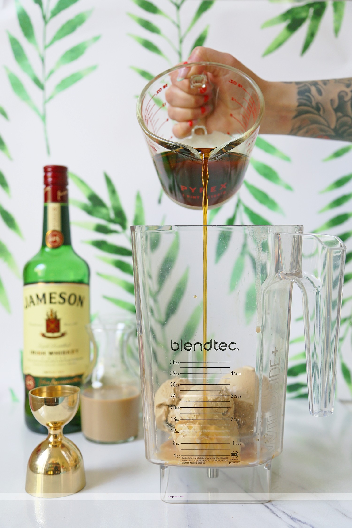 Frozen Irish Coffee Preparation Step-By-Step Ingredients Expert Making Frozen Irish - frozen irish coffee recipe