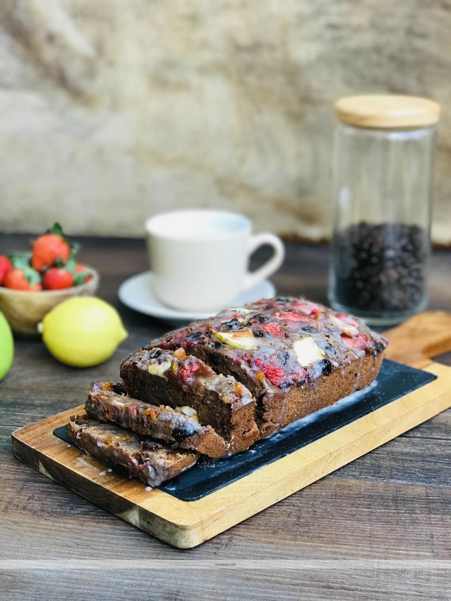 Fruit Coffee Cake Baking Process Delicious Fruit Coffee Cake - fruit coffee cake recipes