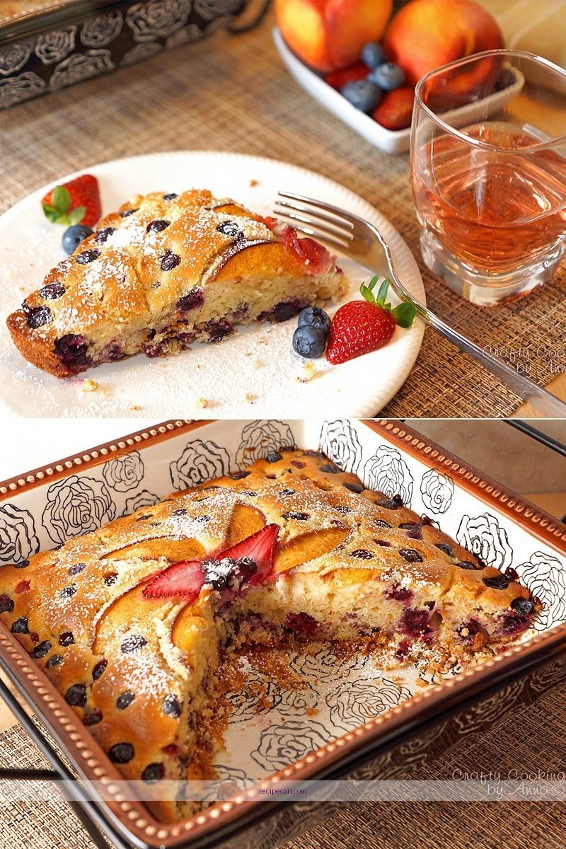 Fruit Coffee Cake Slice Fresh Baked Delicious Fruit Coffee Cake - fruit coffee cake recipes