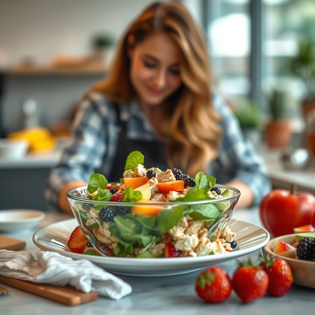 Fruit-Infused Chicken Salad - chicken salad recipes without mayonnaise