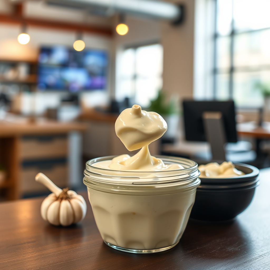 Garlic Mayonnaise - garlic mayonnaise recipe