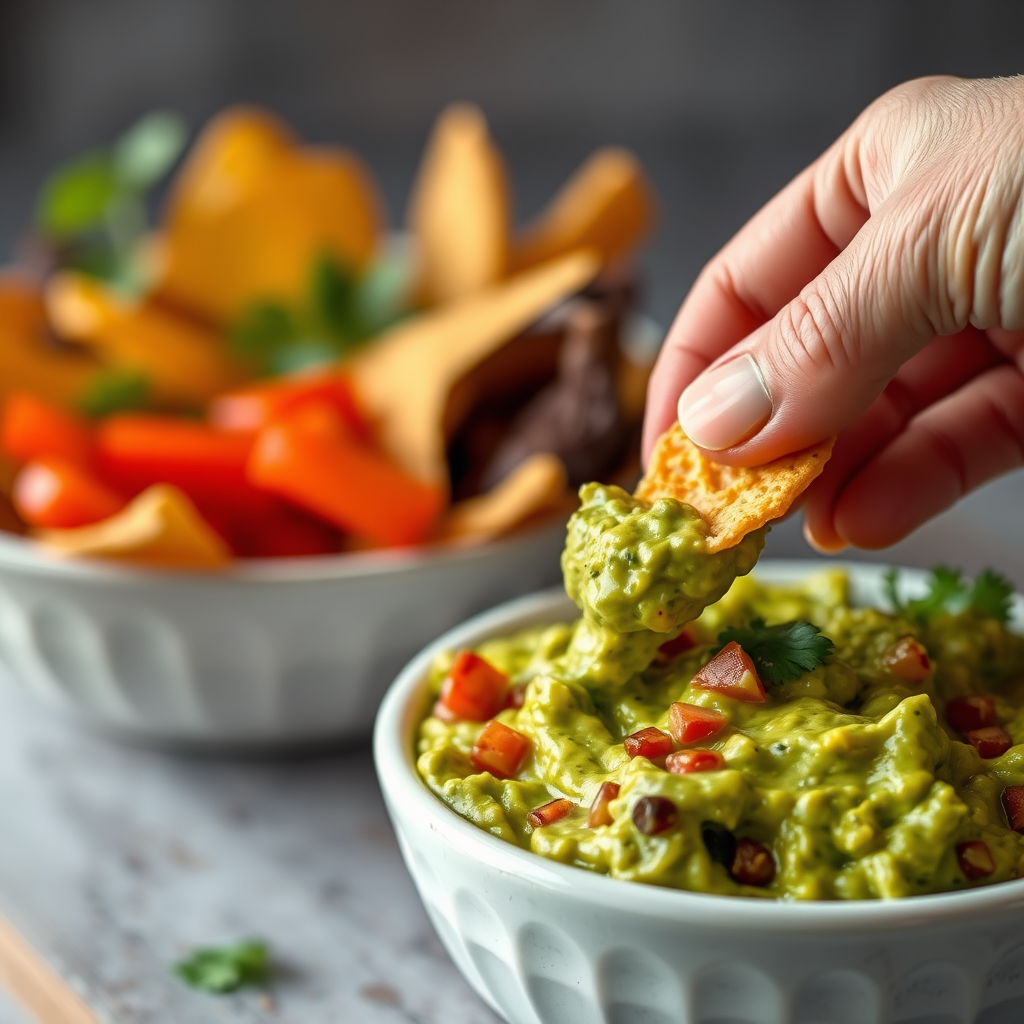 Guacamole - recipe for dips for nachos