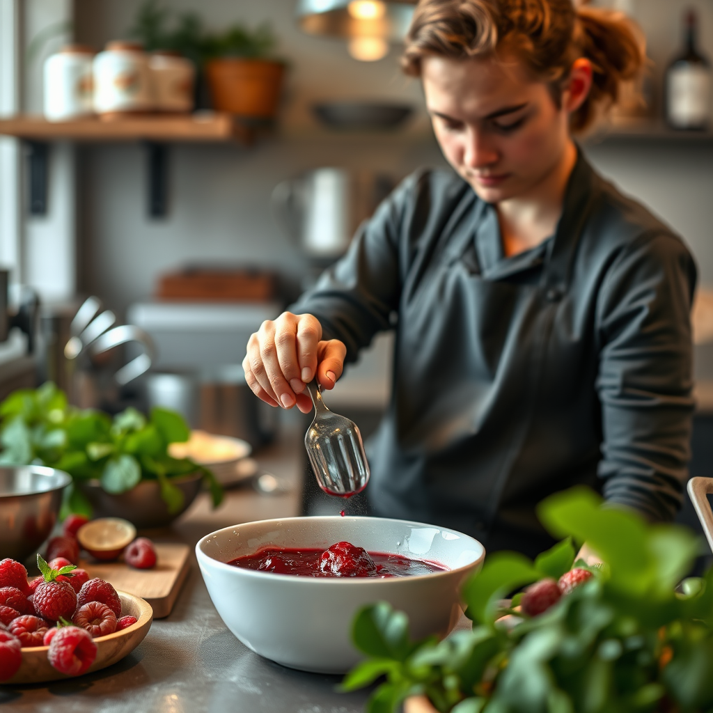 Guide - recipe for raspberry jam