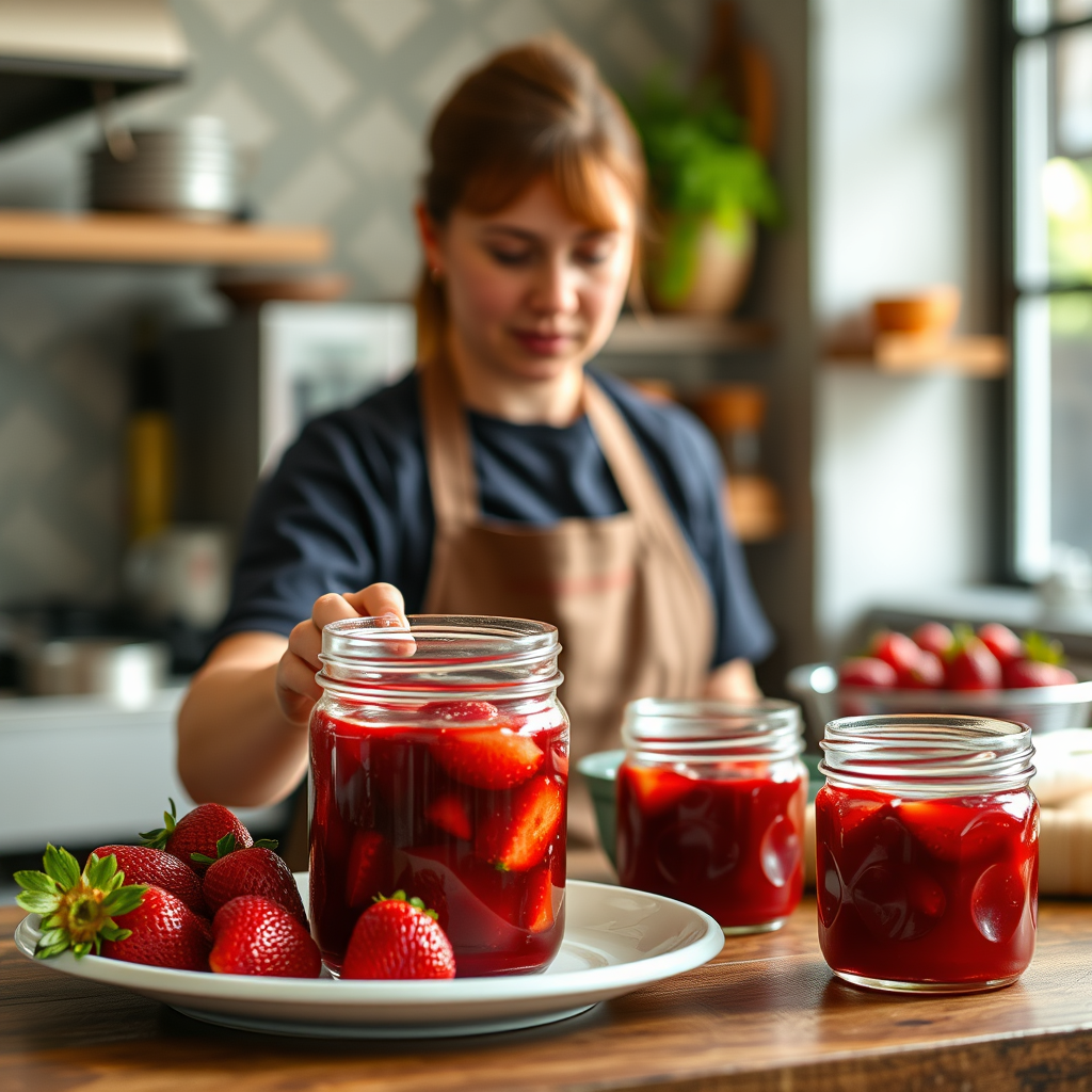 Guide - simple recipe strawberry jam