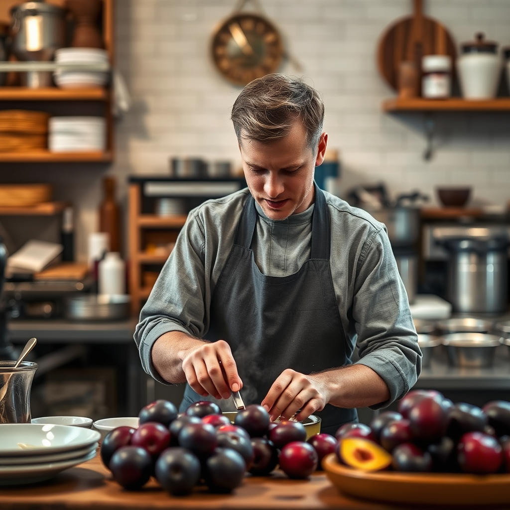 Guide - recipe for plum jam