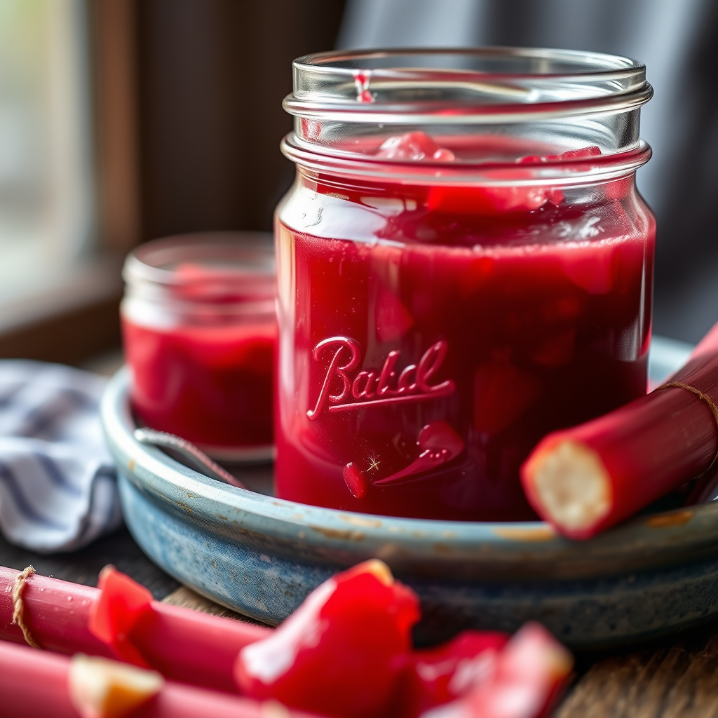 Guide - rhubarb jam recipe