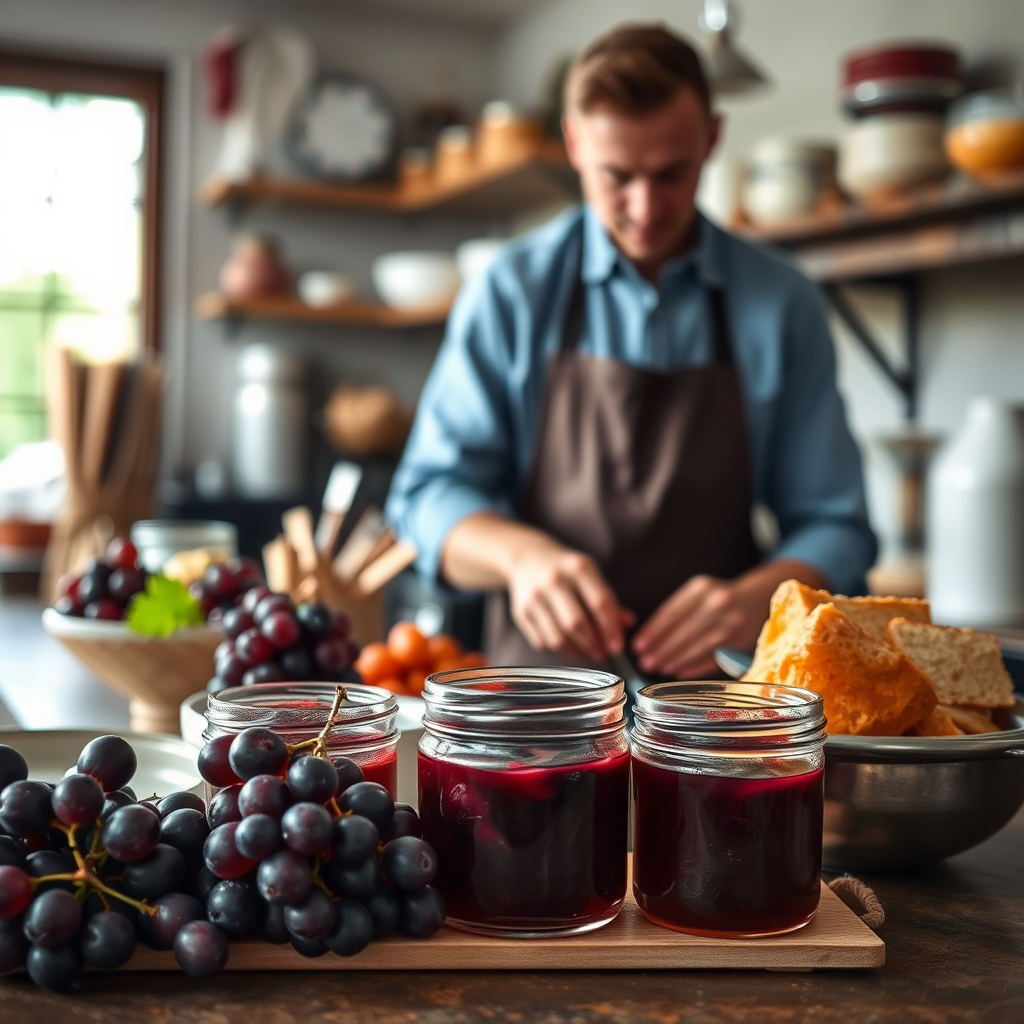 Guide - grape jam recipe