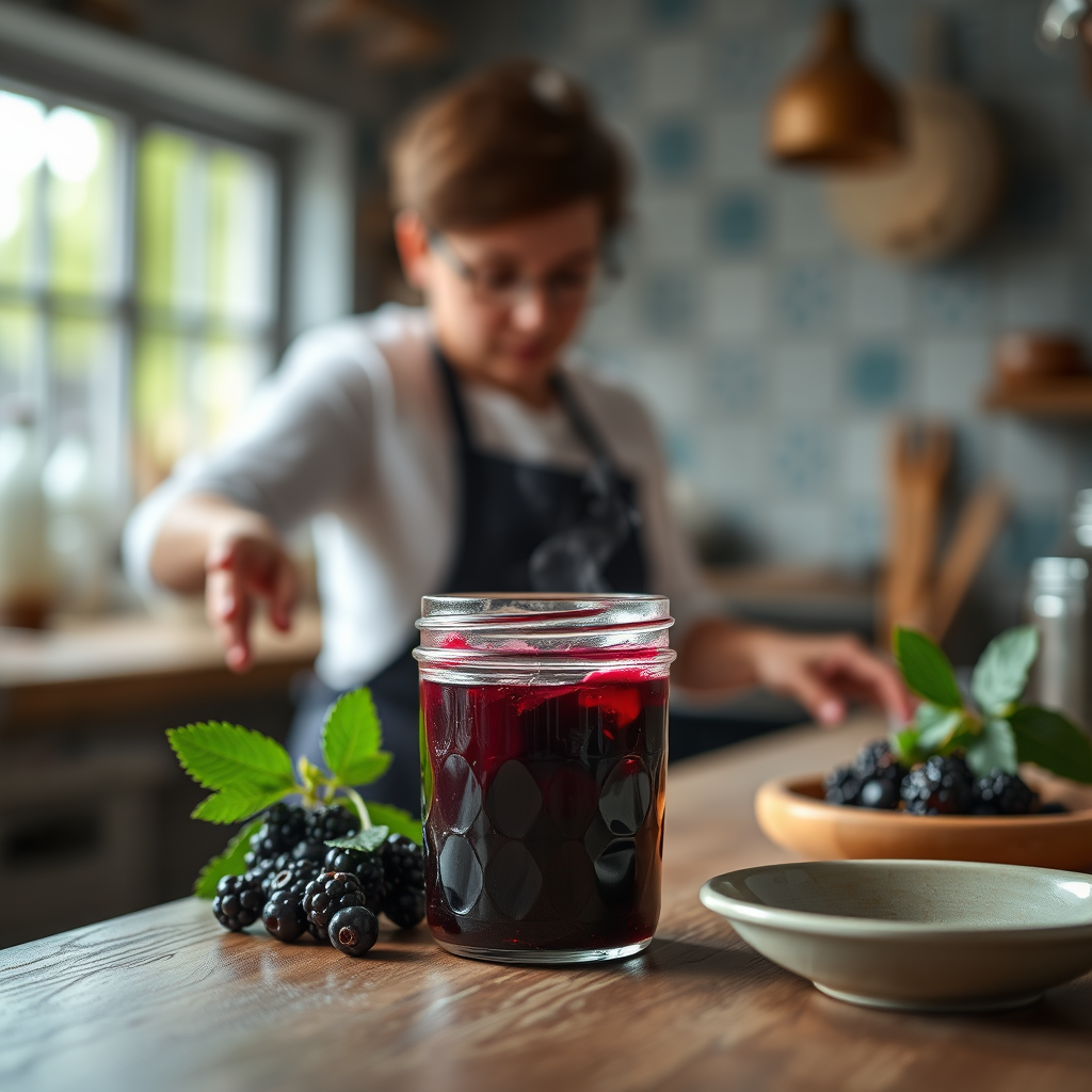 Guide - recipe for elderberry jam or jelly