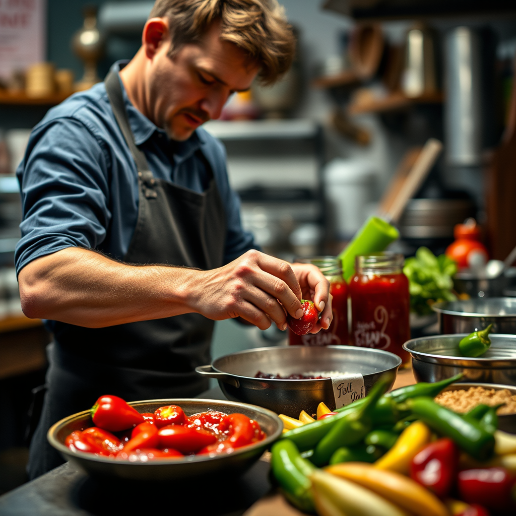 Guide - recipe for hot pepper jam