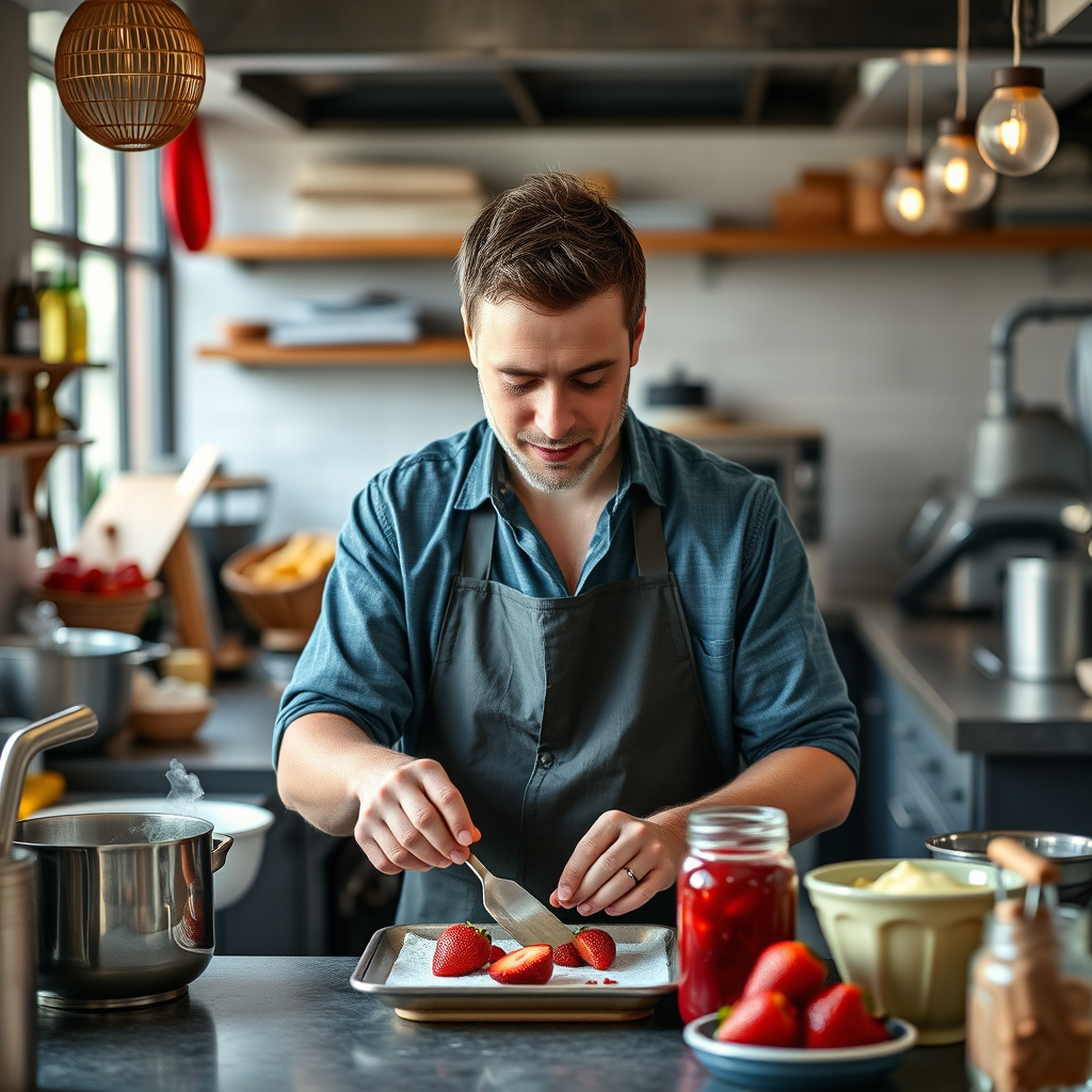 Guide - recipe for strawberry freezer jam