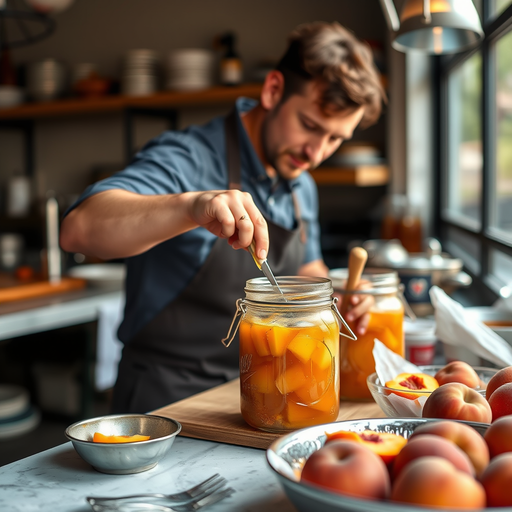 Guide - freezer peach jam recipe