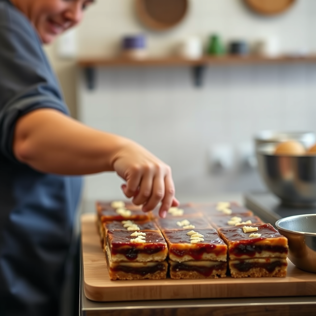 Guide - jam bars recipe