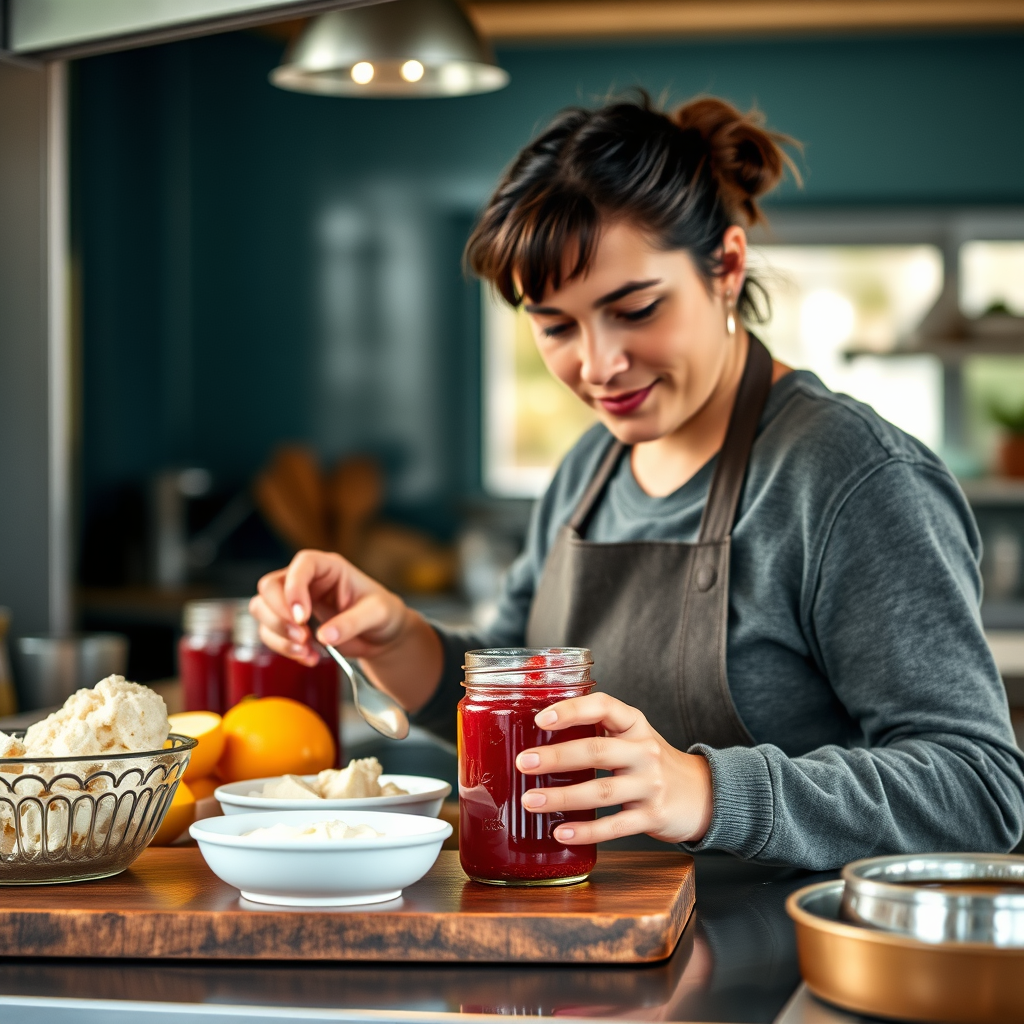 Guide - recipe for freezer jam