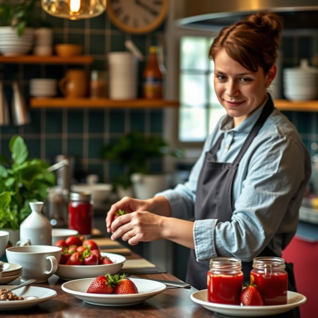 Guide - recipe for strawberry jam with less sugar