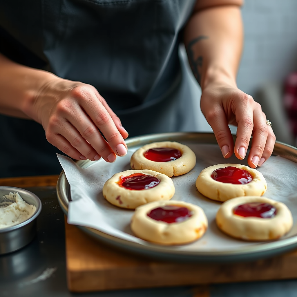 Guide - recipe thumbprint jam cookies