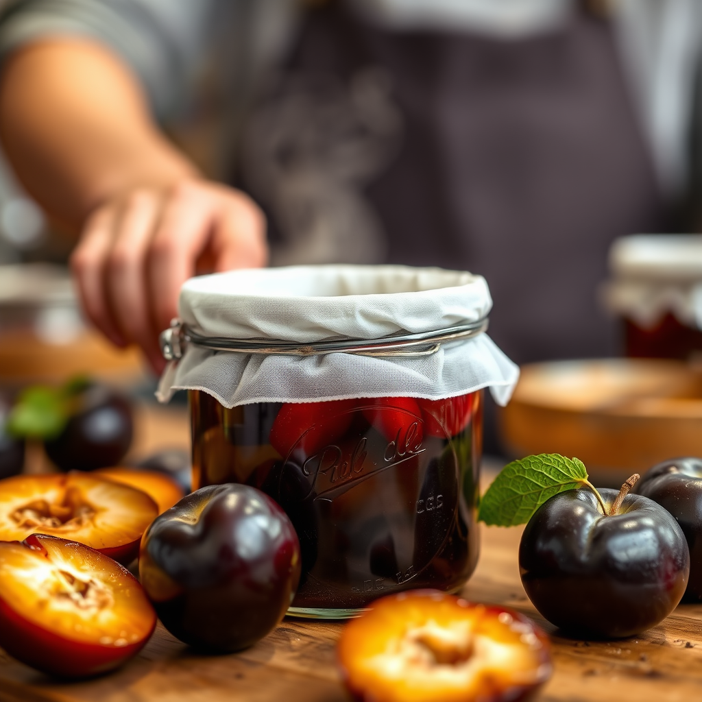 Guide - basic plum jam recipe