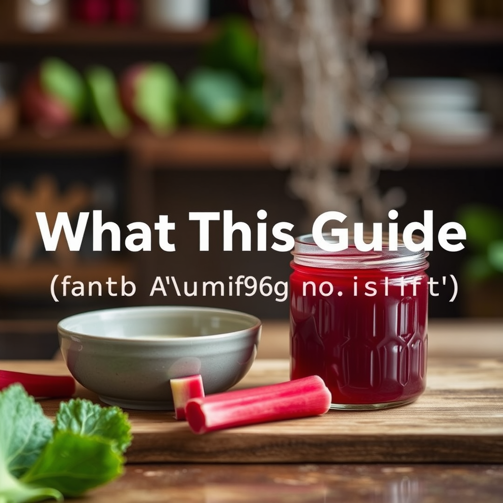 Guide - rhubarb jelly recipe