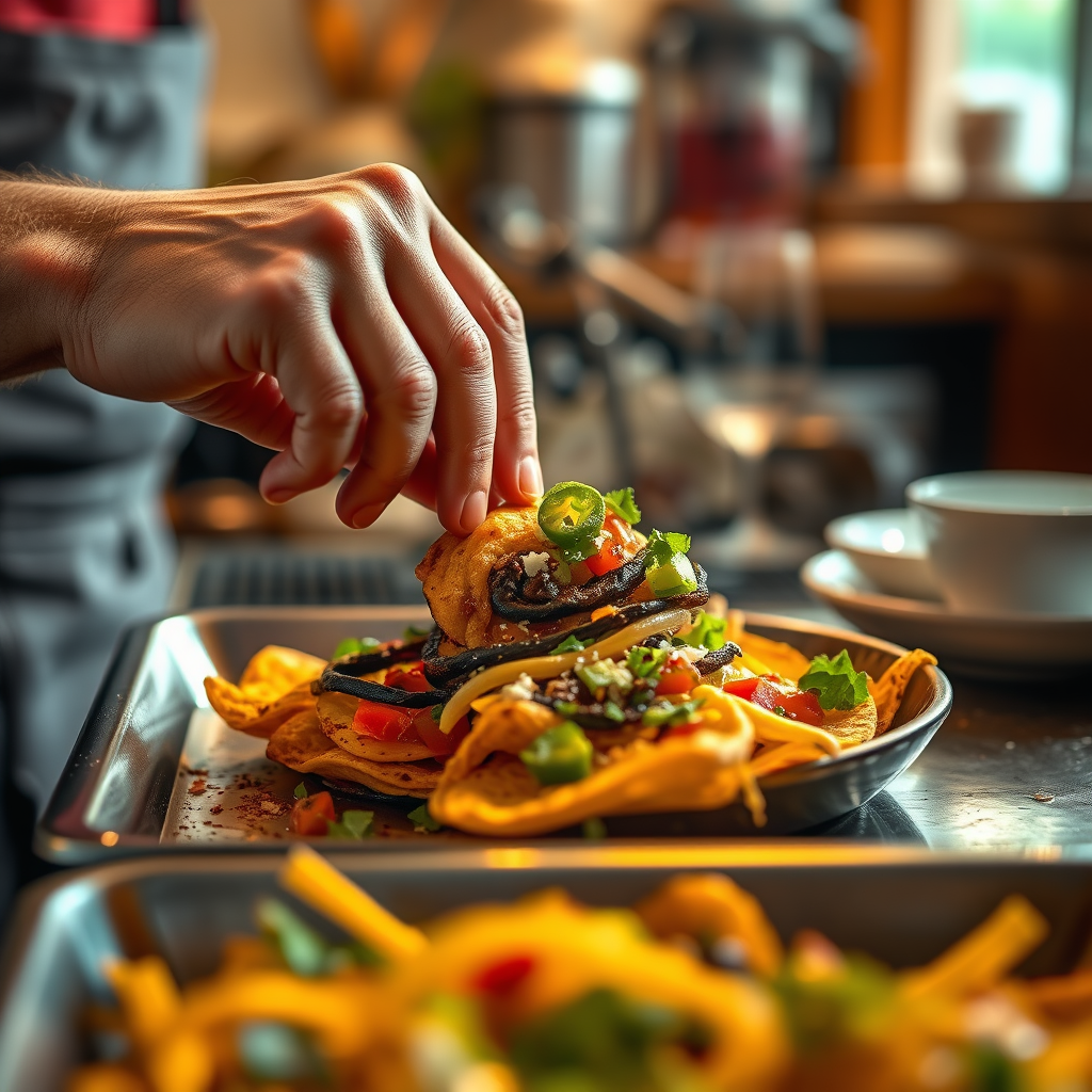 Heat & Temperature - nachos in the oven recipe