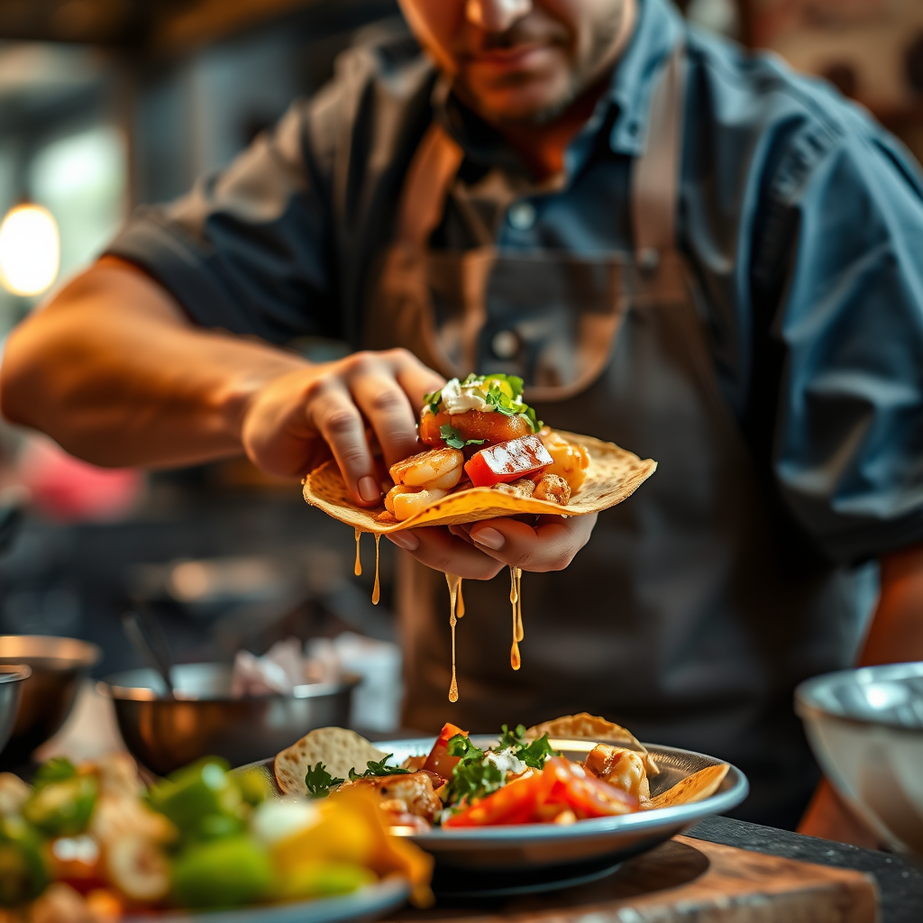 Heat & Temperature - shrimp nachos recipe