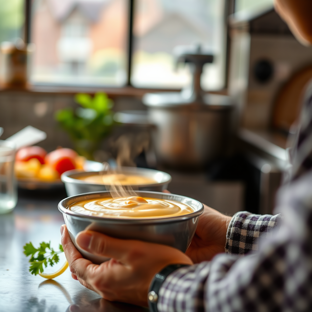 Heat & Temperature - recipe for nacho cheese sauce