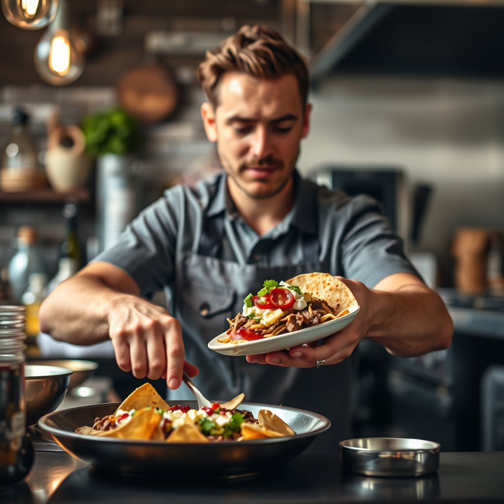 Heat & Temperature - recipe for beef nachos
