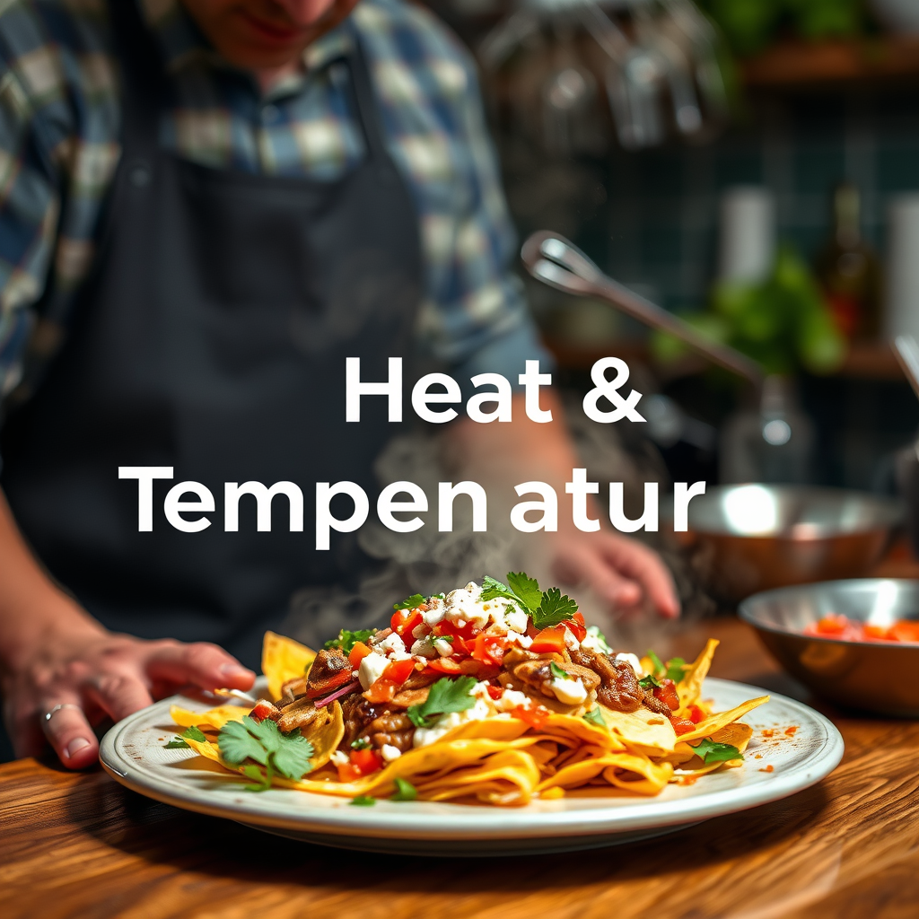 Heat & Temperature - vegetarian nacho recipe