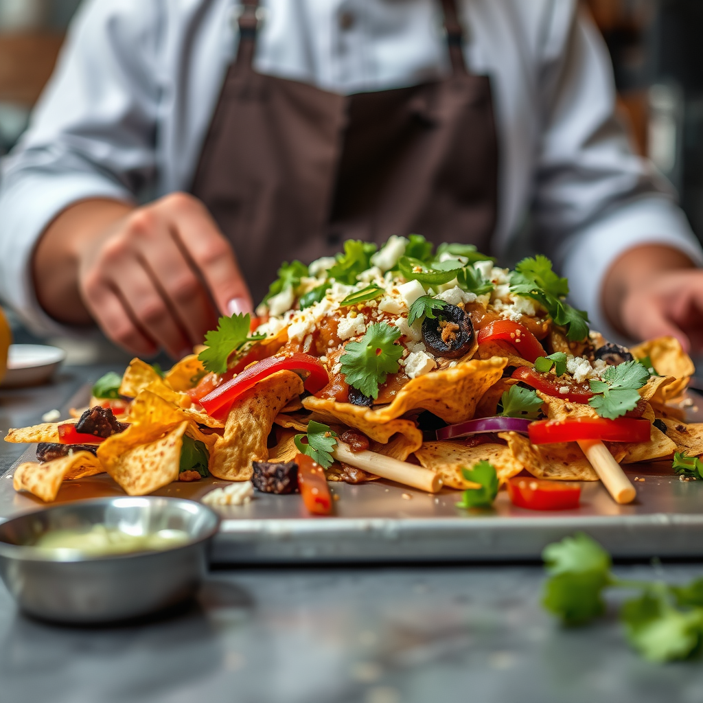 Heat & Temperature - meatless nachos recipe