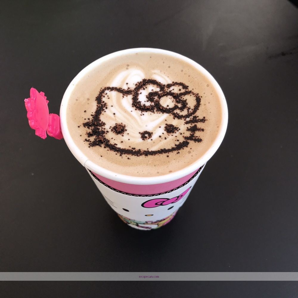 Hello Kitty Coffee Mugs Latte Art Colorful Presentation Hello Kitty Coffee Recipes - hello kitty coffee recipes