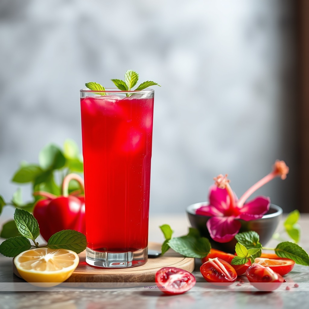 Hibiscus Juice Recipe - hibiscus juice recipe