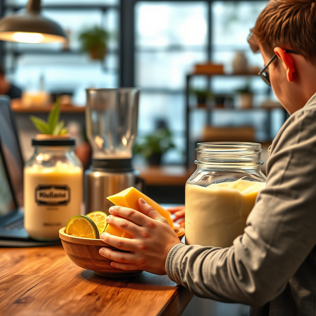 Homemade Mayonnaise - blender mayonnaise recipe