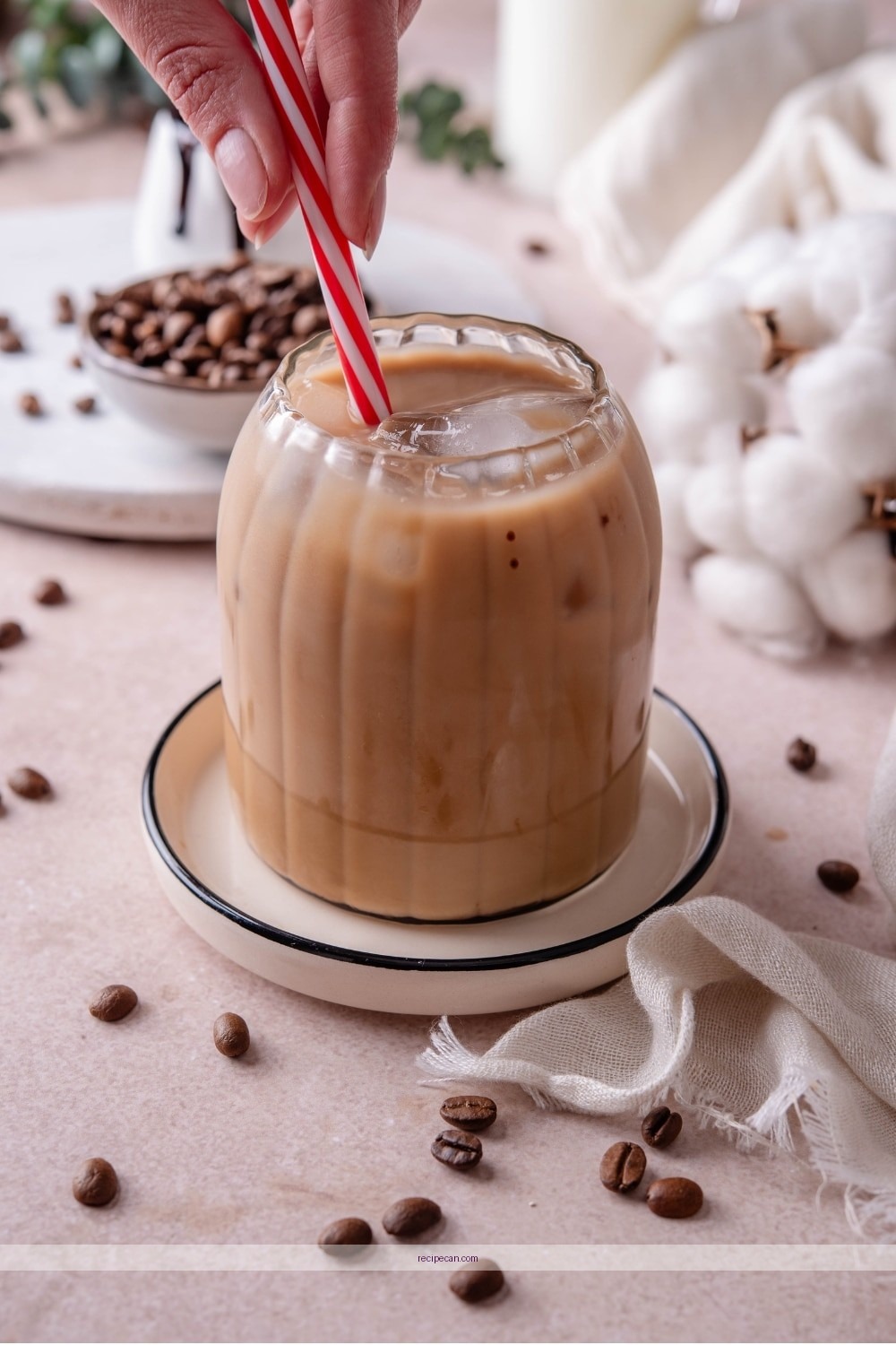 Iced Coffee Ingredients Coffee Beans Milk Sweetener Low Calorie Iced Coffee - low calorie iced coffee recipe