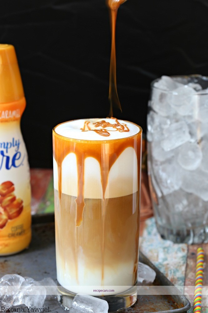 Iced Coffee Macchiato Preparation Steps Iced Coffee Macchiato Recipe - iced coffee macchiato recipe