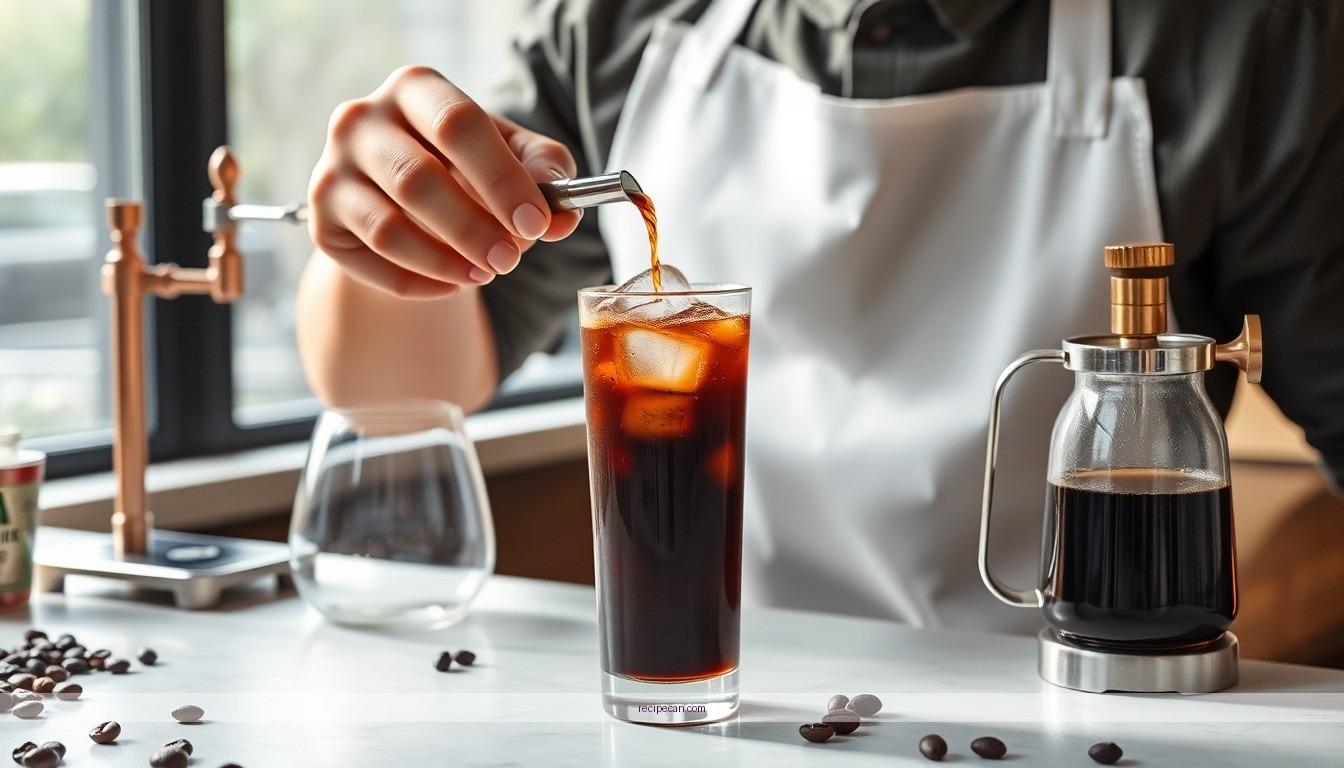 Iced Coffee Preparation Guide Infographic Expert Crafting Perfect Iced - recipe for iced coffee