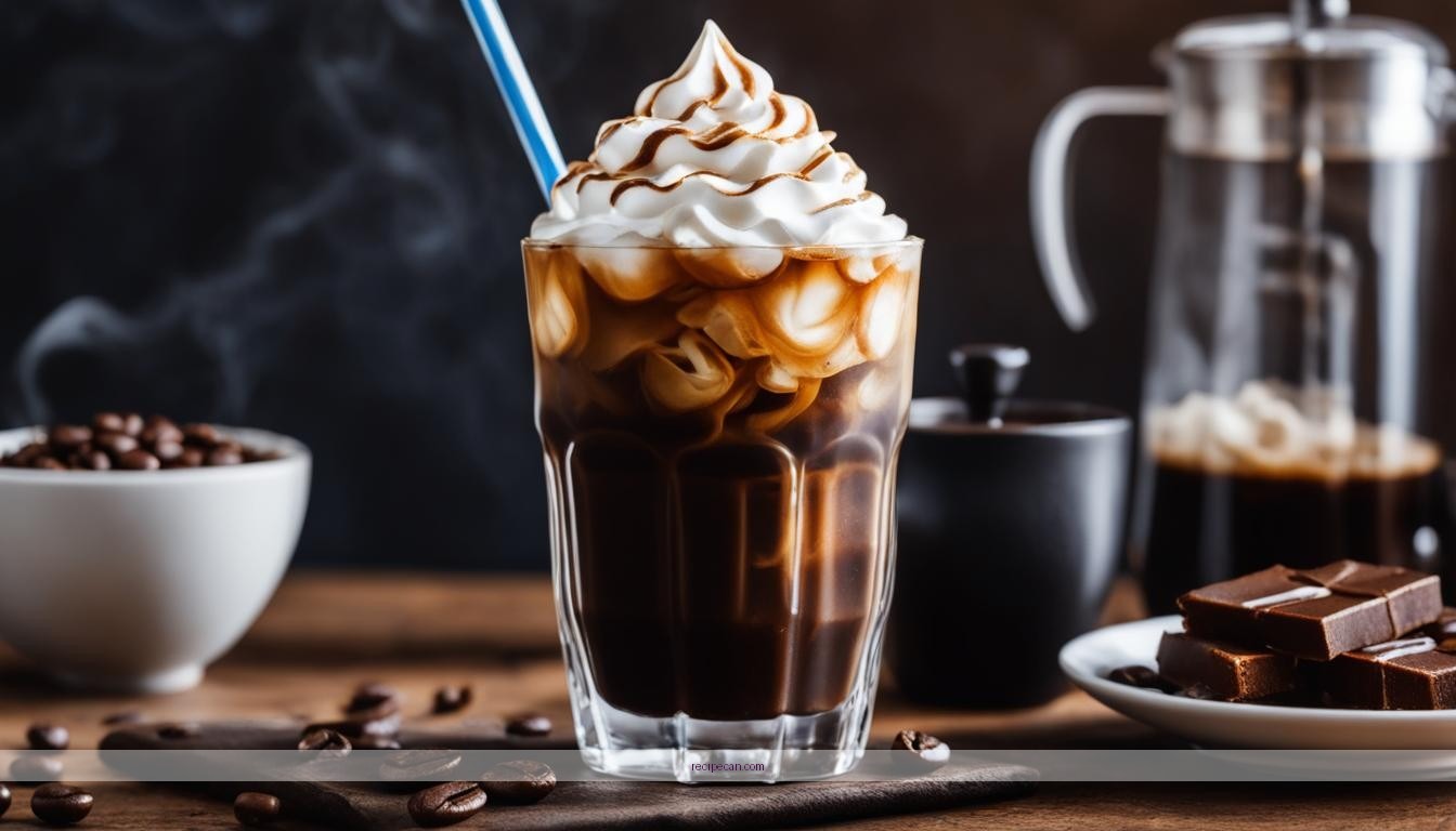 Iced Coffee Preparation Process Brewing Steps Iced Coffee Recipes Visual - iced coffee recipes