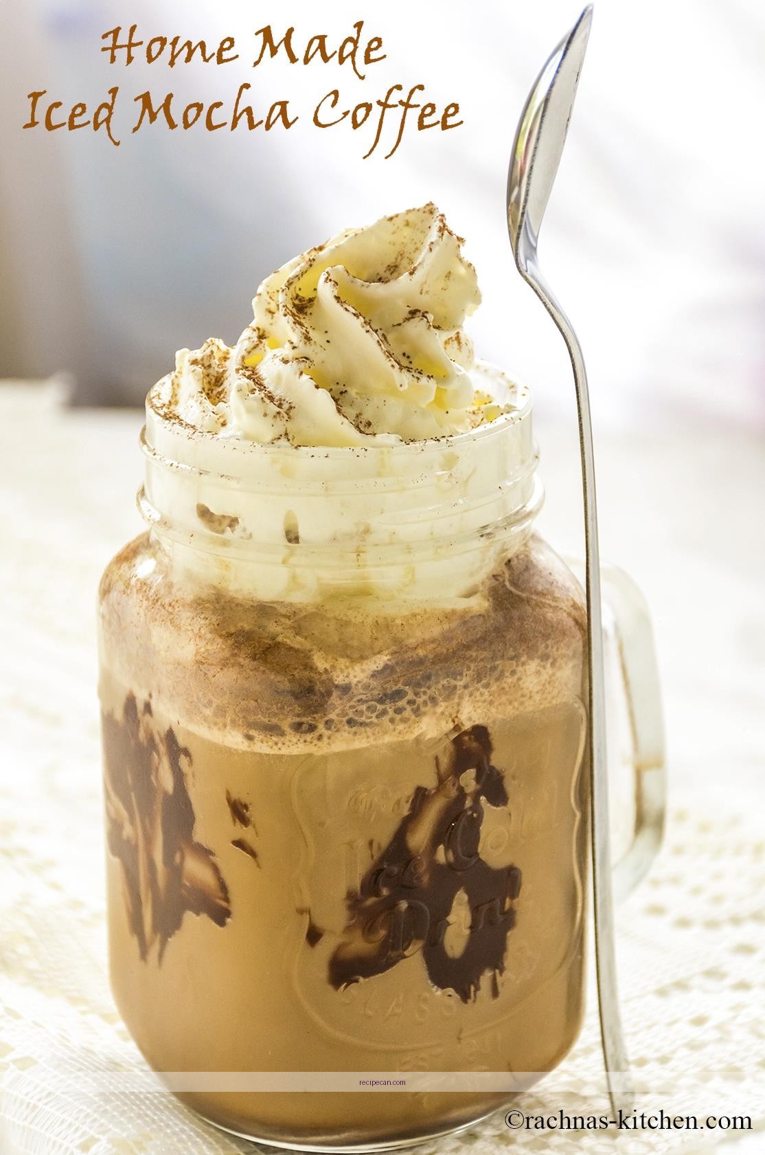 Iced Mocha Coffee Preparation Step-By-Step Expert Crafting Iced Mocha - iced mocha coffee recipe