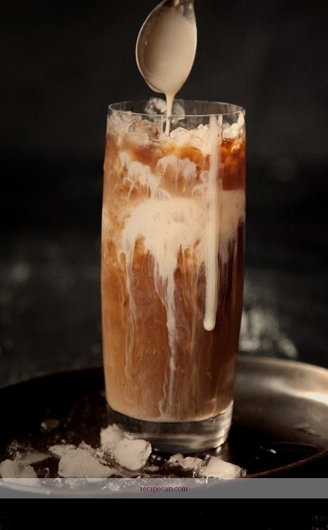 Iced Thai Coffee Preparation Step-By-Step Easy Iced Thai Coffee - iced thai coffee recipe