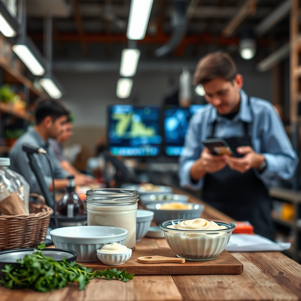Ingredients - vegan mayonnaise recipe