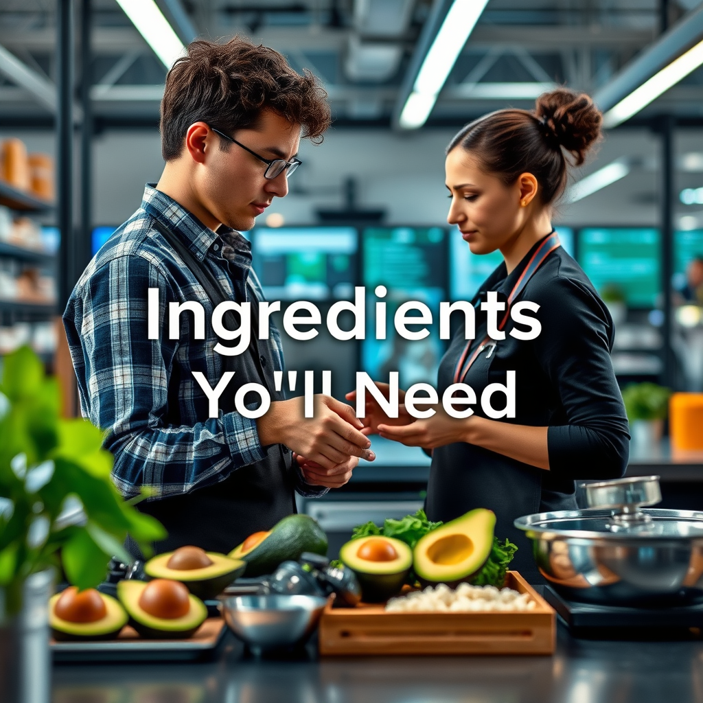 Ingredients - avocado mayonnaise recipe