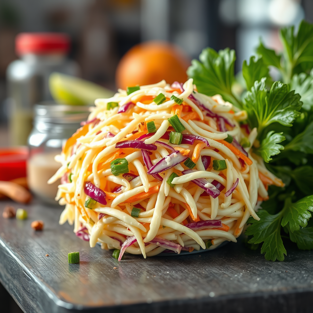 Ingredients - mayonnaise slaw recipe