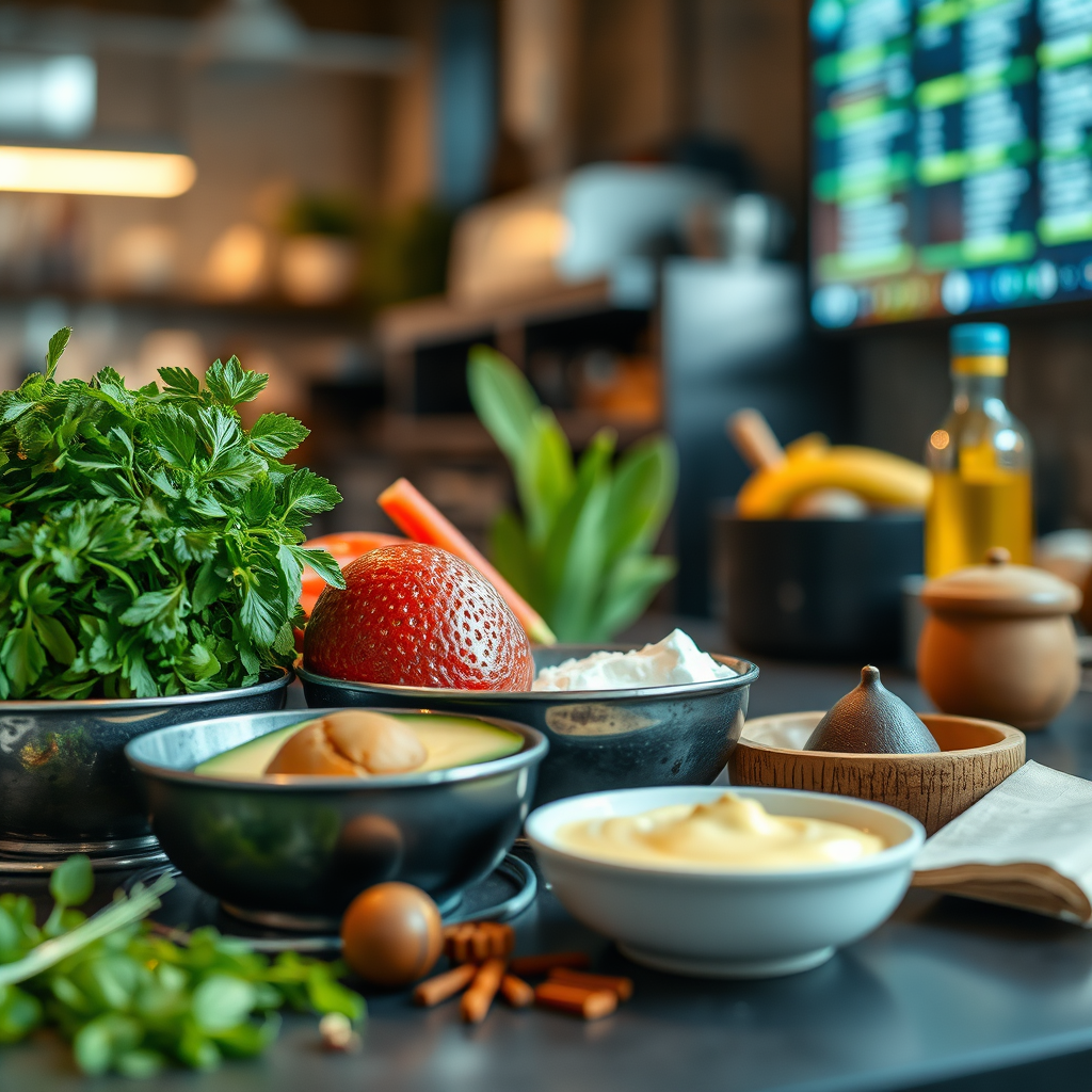 Ingredients - avocado oil mayonnaise recipe