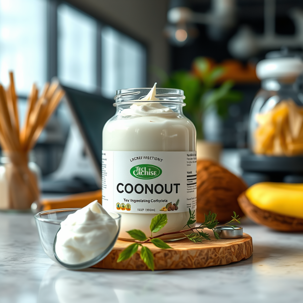 Ingredients - coconut oil mayonnaise recipe