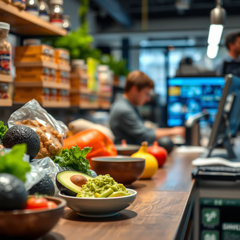 Ingredients - guacamole recipe with mayonnaise