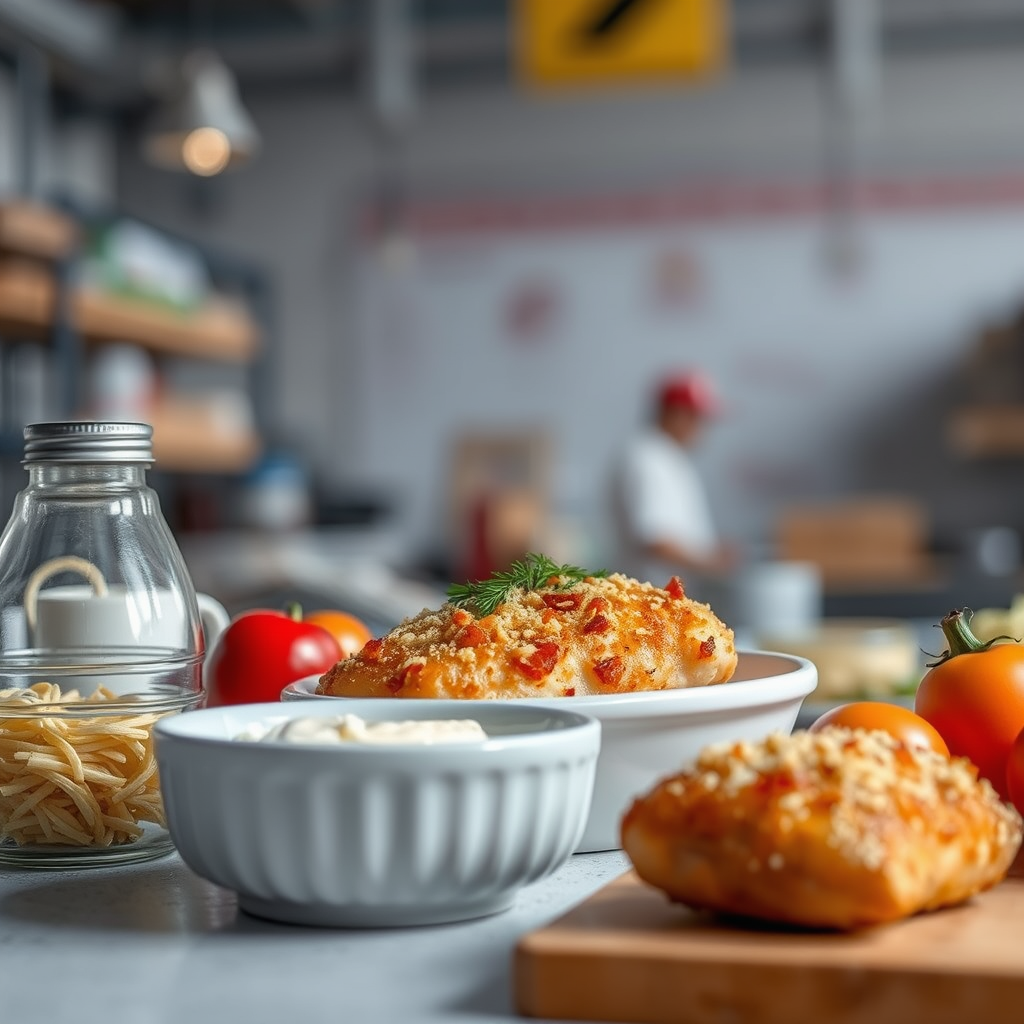 Ingredients - parmesan crusted chicken recipe mayonnaise