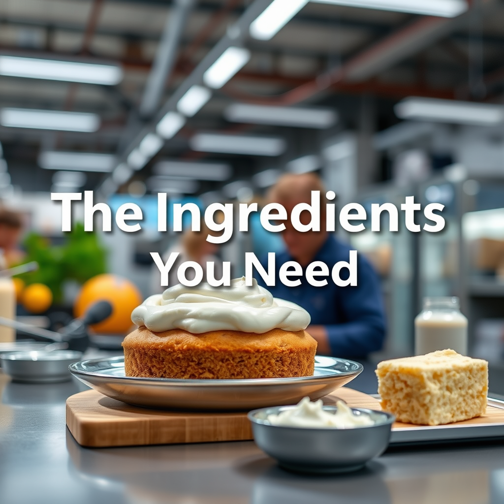 Ingredients - mayonnaise cake recipe