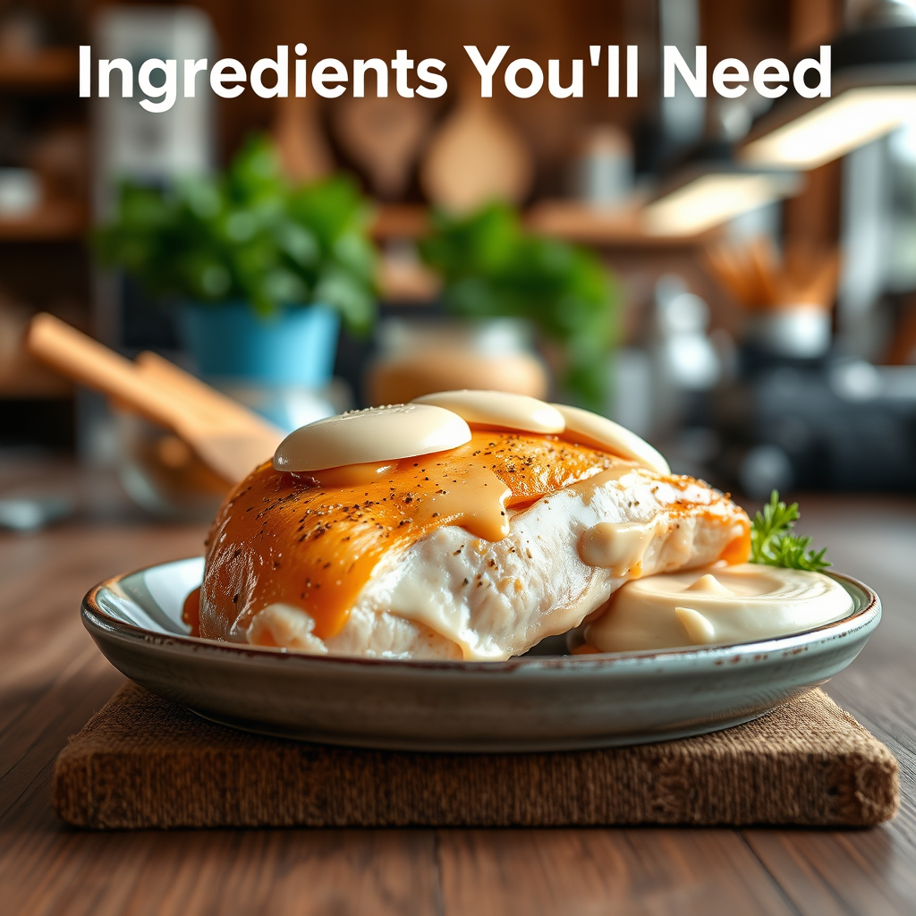Ingredients - mayonnaise chicken breast recipe