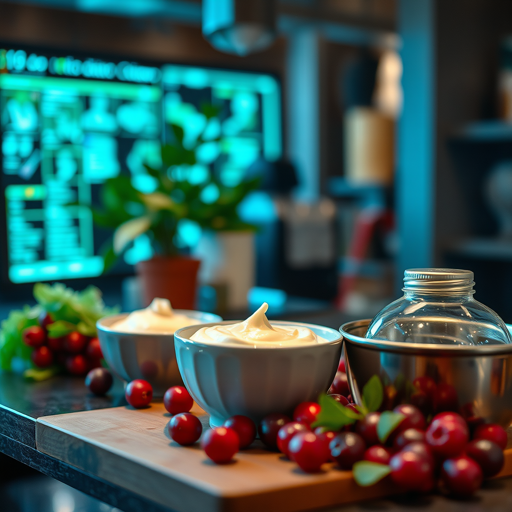 Ingredients - cranberry mayonnaise recipe